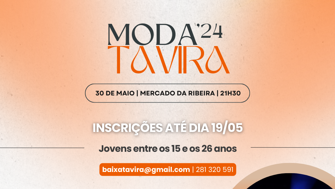 Associação Baixa de Tavira promove casting para jovens manequins