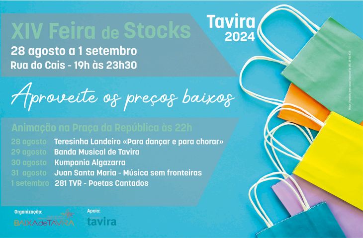 Feira de Stocks dinamiza baixa de Tavira e promove economia local