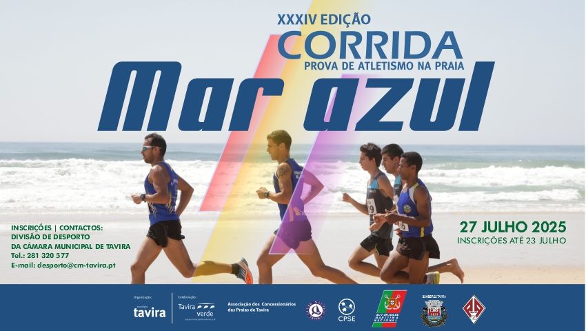 Inscrições abertas para a Corrida Mar Azul