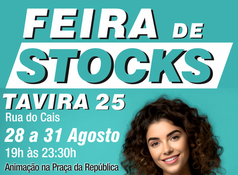 Feira de Stocks regressa à baixa de Tavira para dinamizar o comércio local