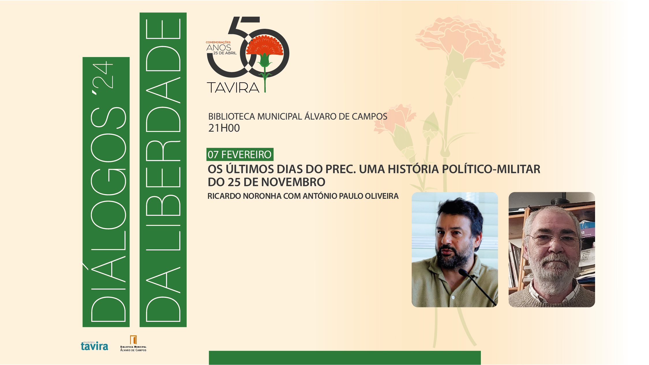 “Diálogos da Liberdade” regressa à Biblioteca Municipal