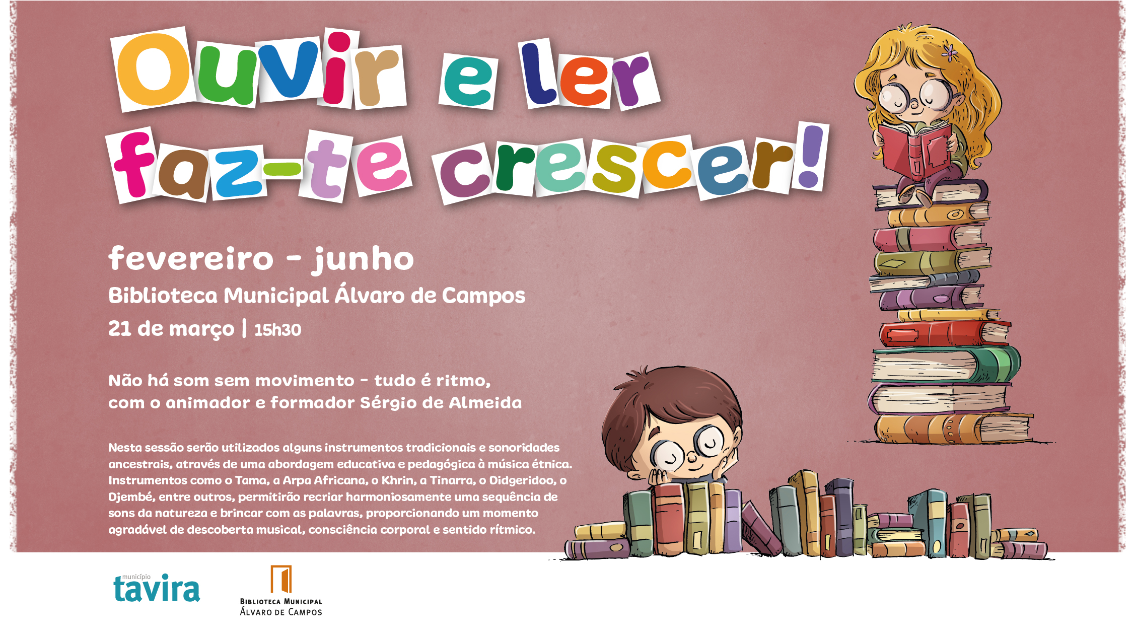 Biblioteca Municipal recebe sessão musical para bebés: “Não há som sem movimento – tudo é ritmo”