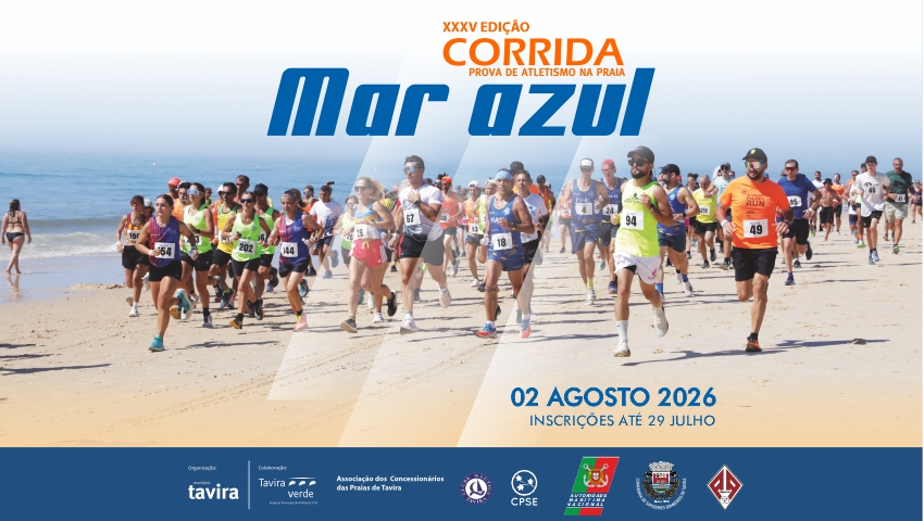 Inscrições abertas para a Corrida Mar Azul