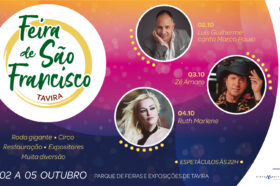 Ruth Marlene, Zé Amaro e Luis Guilherme na Feira de São Francisco