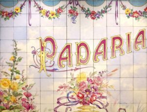 Painel publicitário da antiga "Padaria Independente" de Lisboa (MNAz 239a Az)